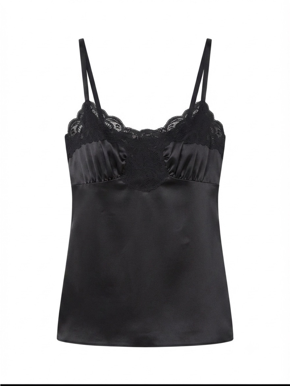 Vintage Shadowline Whimsygoth Dark Romantic Lace Camisole Top
